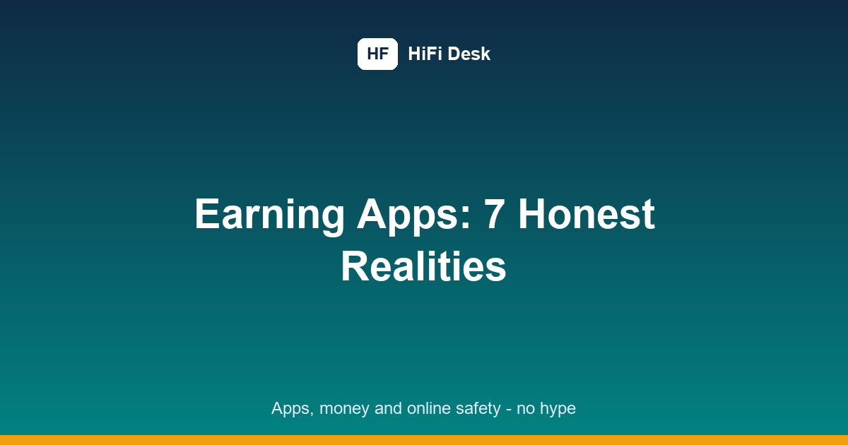 Earning Apps Without Investment: 7 Honest Realities Before You Start