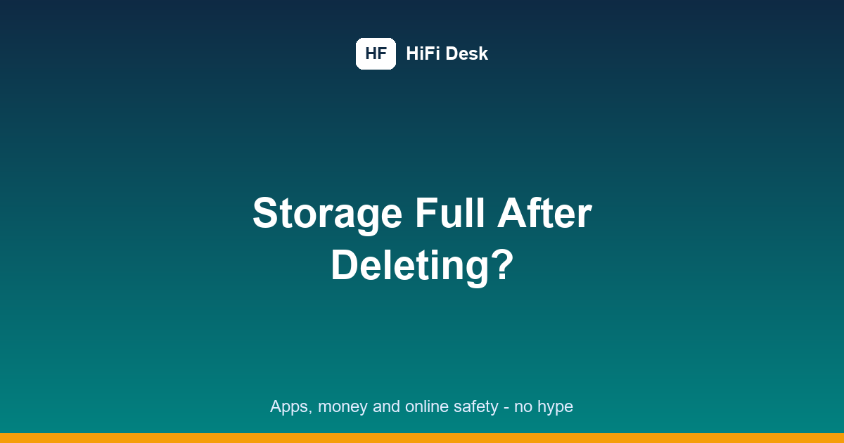 Phone Storage Full Even After Deleting? 10 Powerful Ways to Reclaim Space